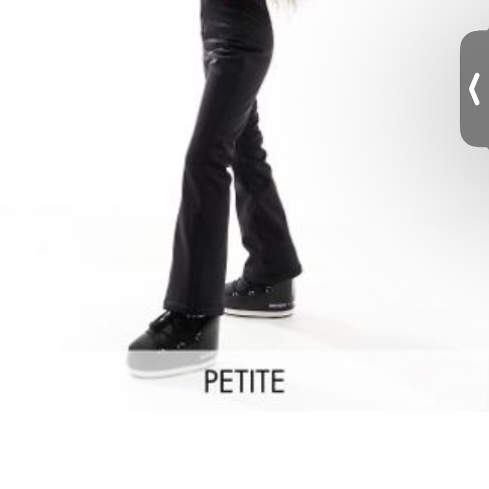Black Ski Pants with suspenders